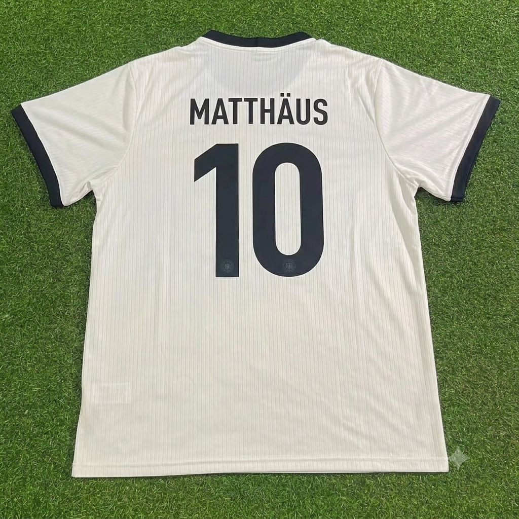 Camiseta de fútbol blanca especial de 125 años de Lothar Matthäus Alemania