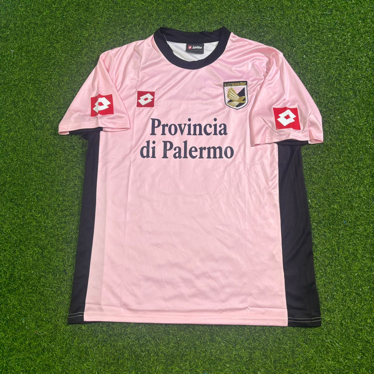 Fabio Grosso Palermo FC Pink Retro Fußballtrikot