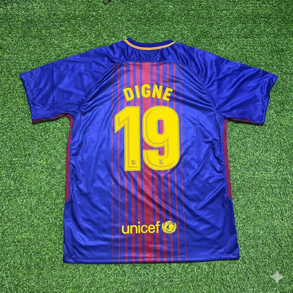 Maillot de football Lucas Digne 19 - Barcelone saison 2017/2018