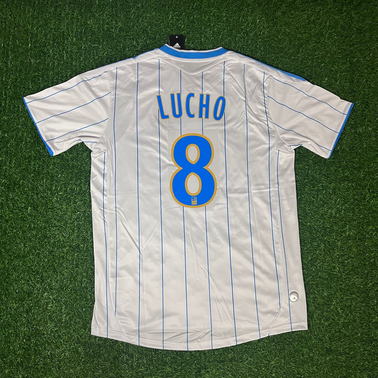 Lucho González 8 – Olympique Marseille 2009/2010 Heim-Retro-Trikot Fußballtrikot