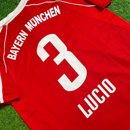 Bayern Munich 2005/06 Bundesliga Red Home Retro Football Jersey – Lucio