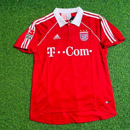 Bayern Munich 2005/06 Bundesliga Red Home Retro Football Jersey – Lucio