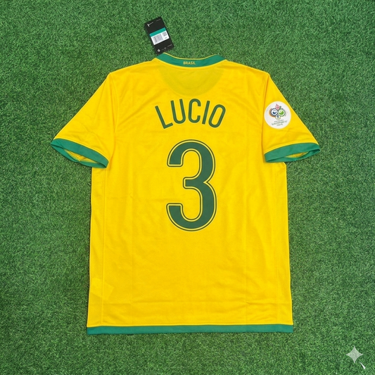 Lúcio #3 Brazil 2006 World Cup Jersey Trikot