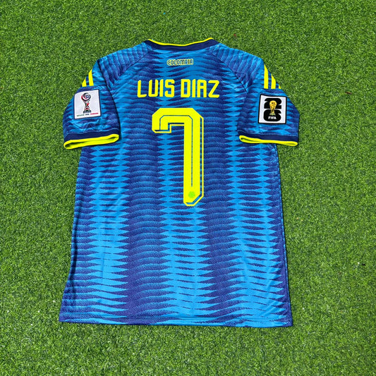 Luis Diaz Colombia 2026 World Cup Away Football Jersey