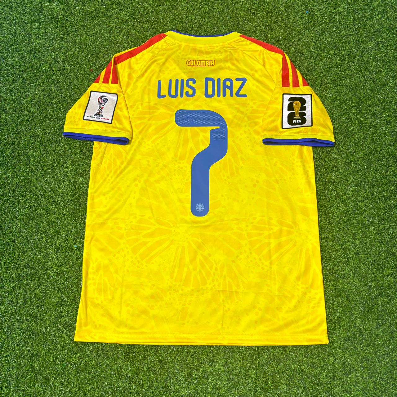 Luis Díaz Colombia 2026 World Cup Football Jersey Kit