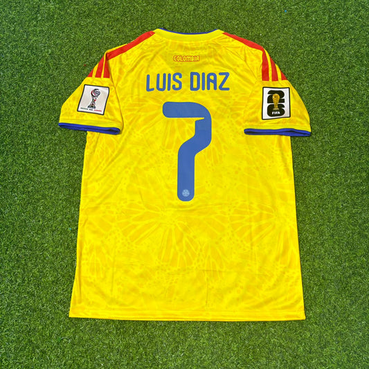 Luis Díaz Kolumbien Fußballtrikot-Set für die WM 2026