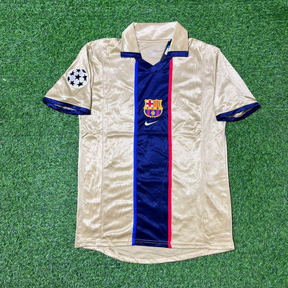 Luis Enrique 21 Barcelona 2001 2002 Season Retro Jersey Maillot Trikot Maglia Soccer Shirt