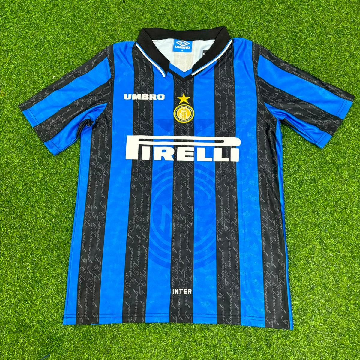 Luis Figo Inter Home Retro Football Jersey