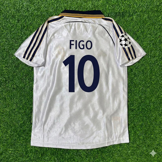 Luís Figo 10 - Real 1998/2000 Retro-Fußballtrikot