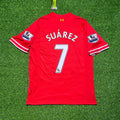 Luis Suarez Liverpool Saison 2013/2014 Rotes Retro-Trikot Fußballtrikot