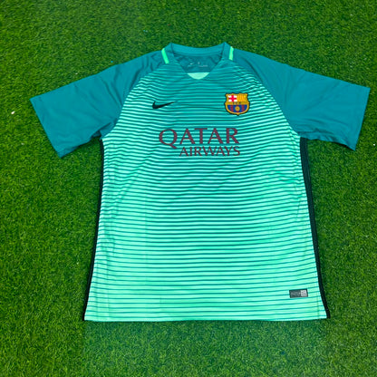 Luis Suárez #9 Barcelone 2016/17 Maillot Rétro Extérieur Trikot Maillot de Foot