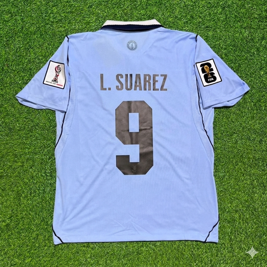 Luis Suárez #9 Uruguay Heimtrikot Hellblau WM 2026