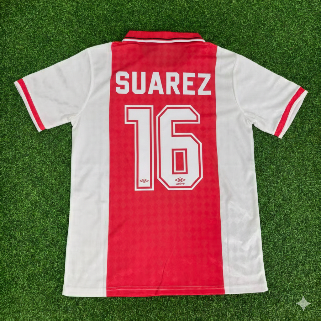 Maillot de Football Rétro AFC Ajax Luis Suarez