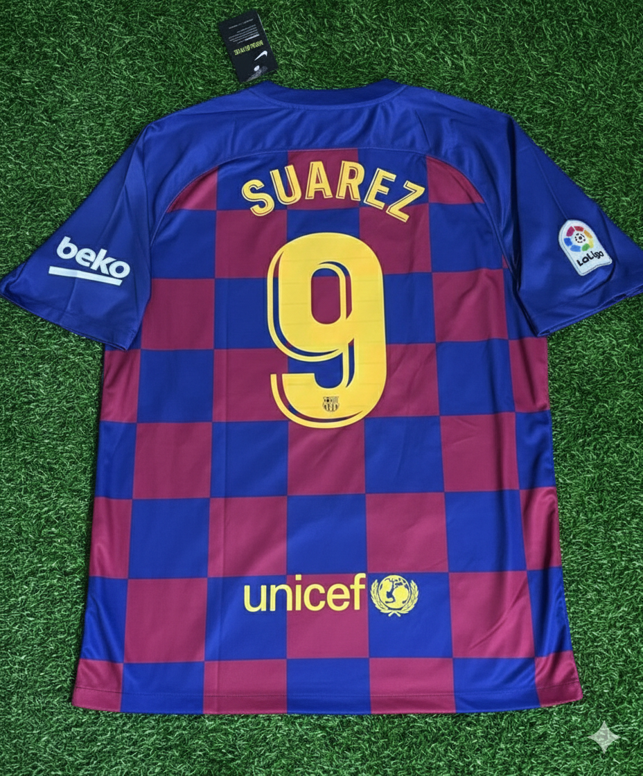 Luis Suarez – Maillot Domicile Rétro Barcelone 2019/20 Trikot Maillot de Football