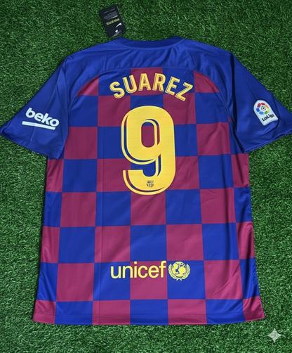 Luis Suarez – Maillot Domicile Rétro Barcelone 2019/20 Trikot Maillot de Football
