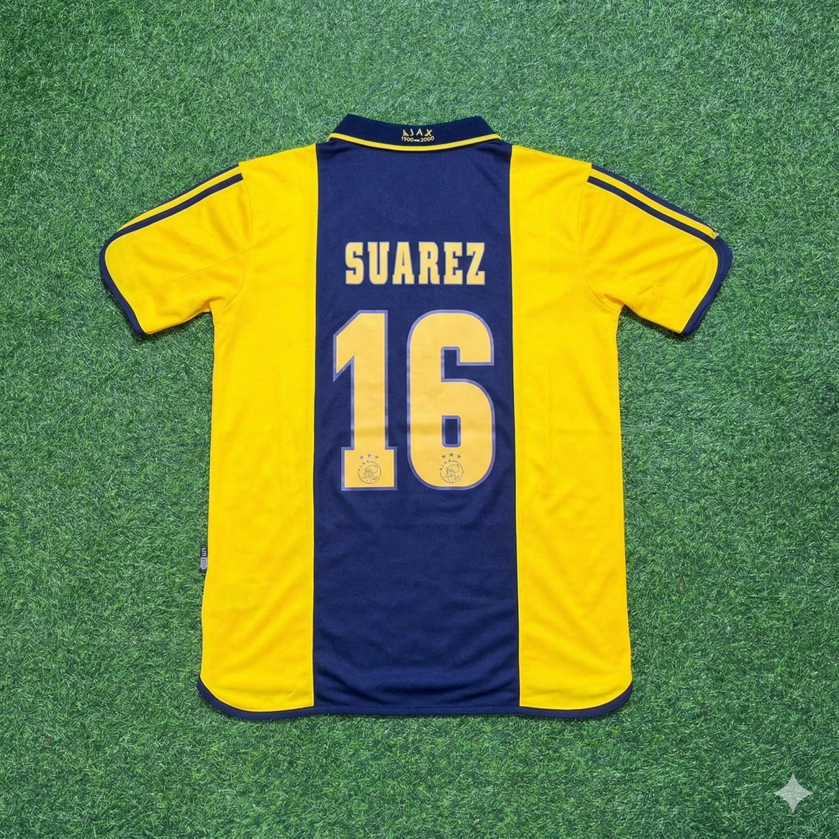 Ajax Yellow Retro Football Jersey – Luis Suarez