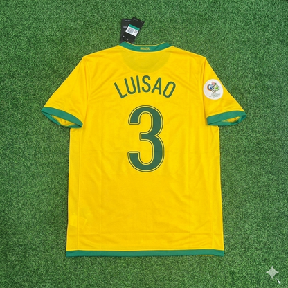 Luisão #3 Brasilien WM 2006 Trikot