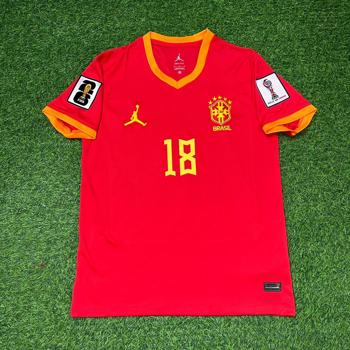 Luiz Henrique Brasil WM 2026 Rotes Fußballtrikot