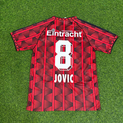 Luka Jović 8 - Eintracht Frankfurt Retro Fußballtrikot