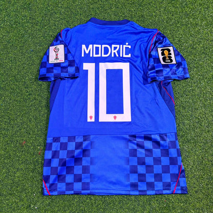 Luka Modrić Croatia 2026 World Cup Away Blue Football Jersey