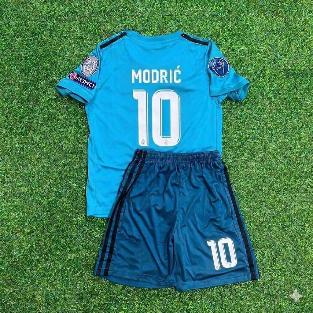 Luka Modric 10- Real Madrid 2017 /2018 Kids Kit Jersey Soccer Shirt KinderTrikot