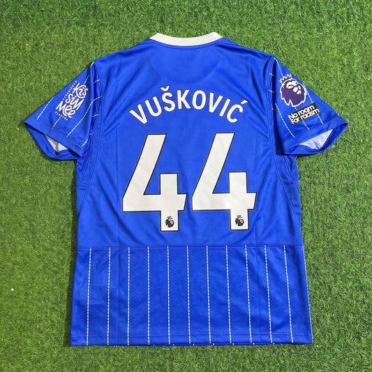 Luka Vušković #44 Brighton 2026/2027 Neues Heimtrikot in Blau