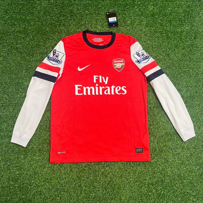 Lukas Podolski Arsenal 2011-2012 Retro Kit Jersey Trikot Maglia Soccer Shirt