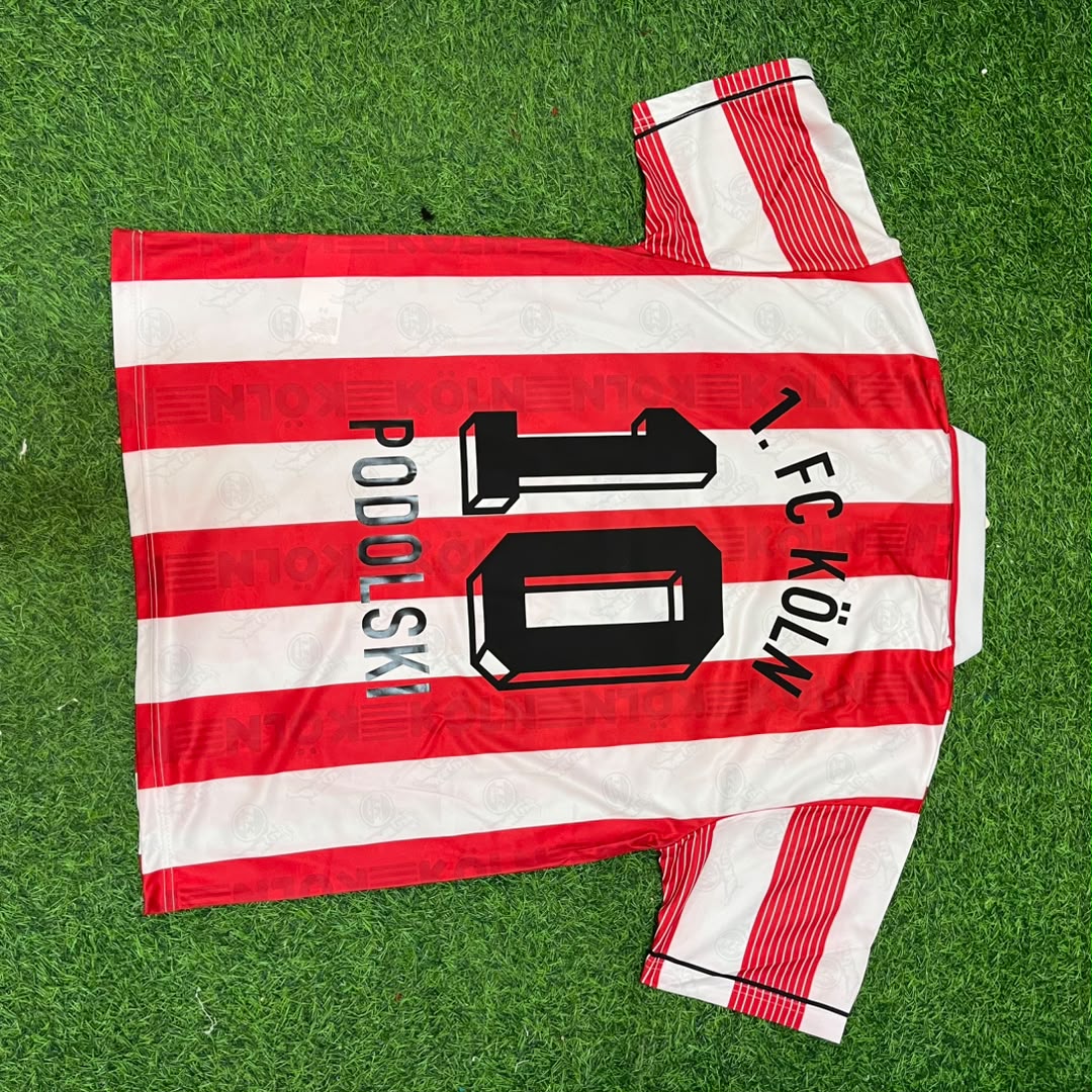 Maillot de football rétro Lukas Podolski n° 10 FC Köln