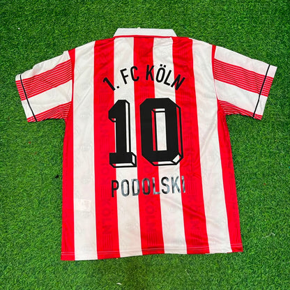 Maillot de football rétro Lukas Podolski n° 10 FC Köln
