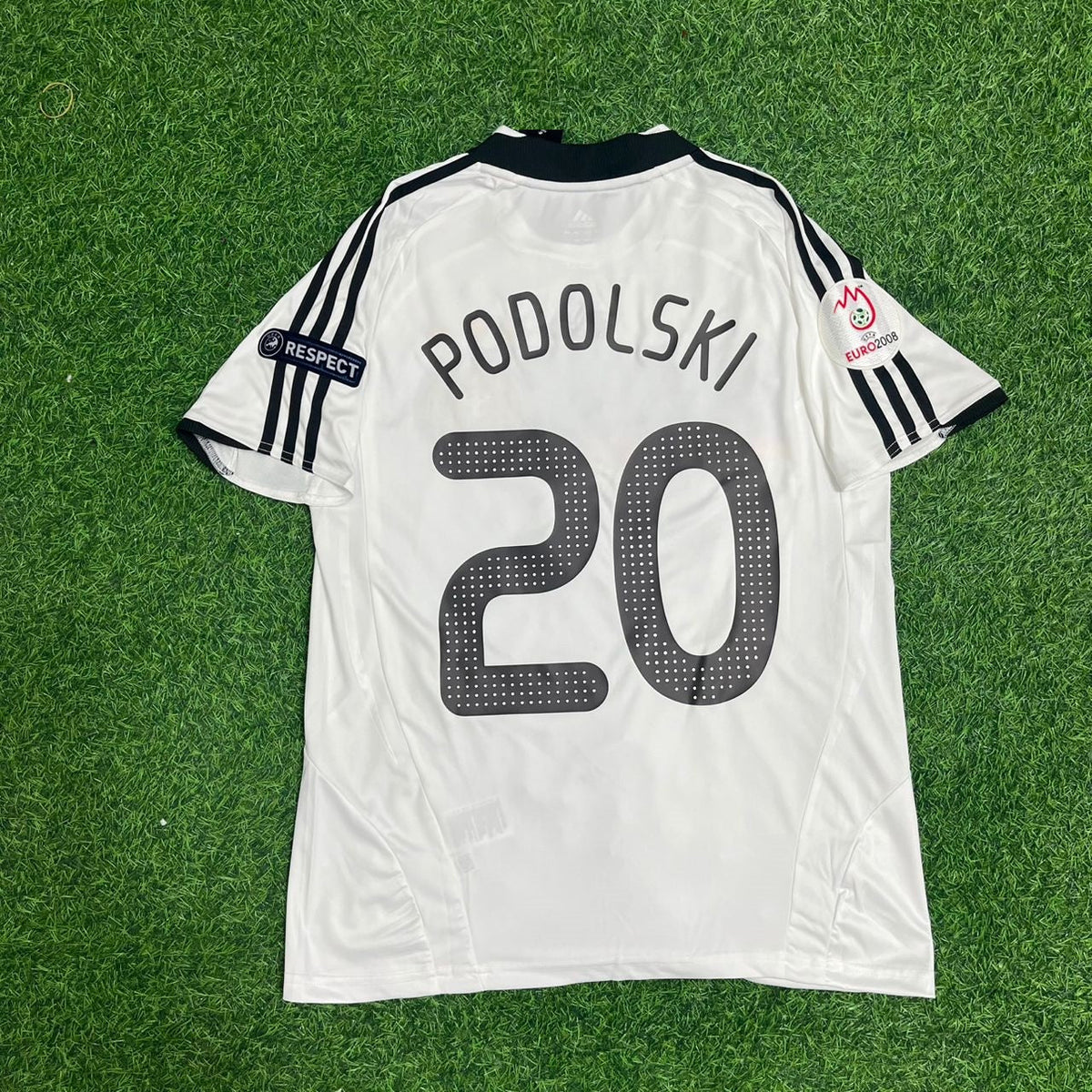 Germany 2008 EURO Retro Football Jersey – Lukas Podolski