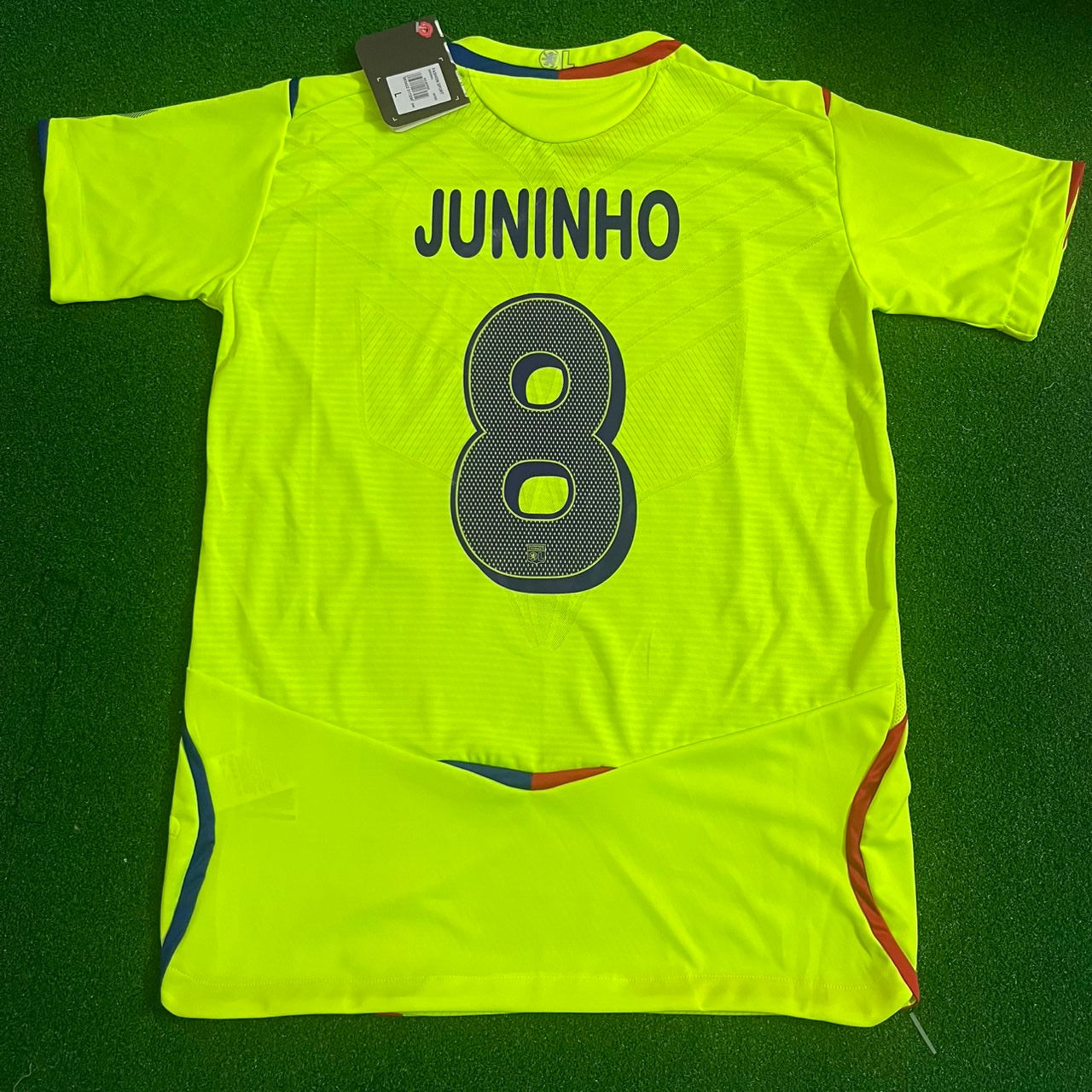Juninho Pernambucano Olympique Lyon 2008-2009 Third Retro Football Jersey
