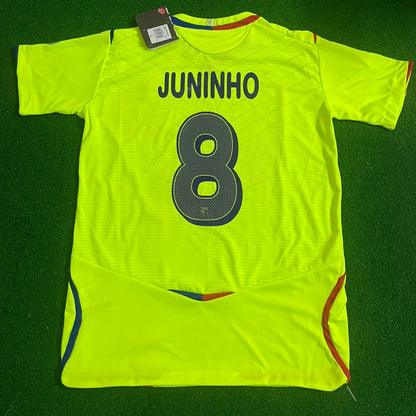 Juninho Pernambucano Olympique Lyon 2008-2009 Third Retro Football Jersey