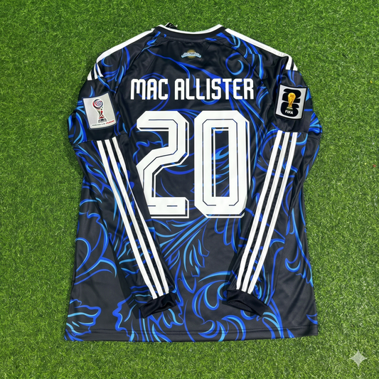 Alexis Mac Allister Argentinien WM 2026 Langarm-Fußballtrikot