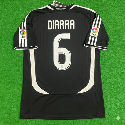 Mahamadou Diarra Real Madrid 2006-2007 Black Jersey Soccer Shirt