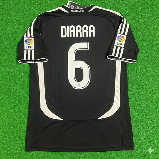Mahamadou Diarra Real Madrid 2006-2007 Black Jersey Soccer Shirt