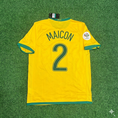 Maicon #2 Brazil 2006 World Cup Jersey Trikot