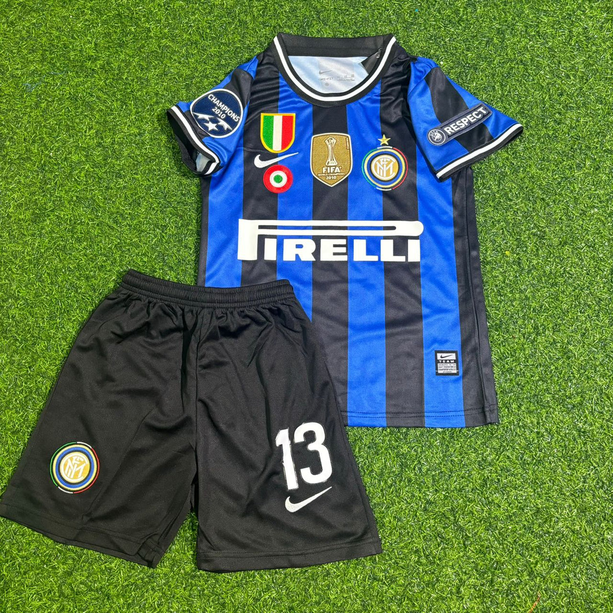 Camiseta de fútbol infantil Maicon Inter 2011-2012