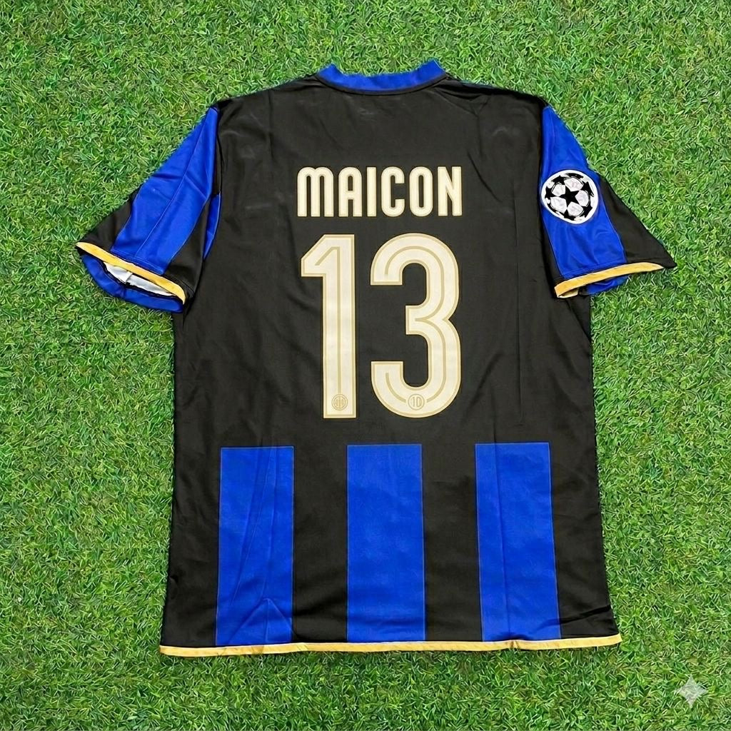 Maicon #13 Inter Milan 2008-09 Retro Football Jersey Kit
