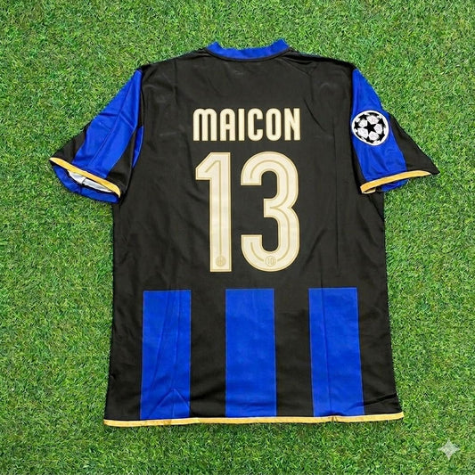 Maicon #13 Inter Milan 2008-09 Retro Football Jersey Kit