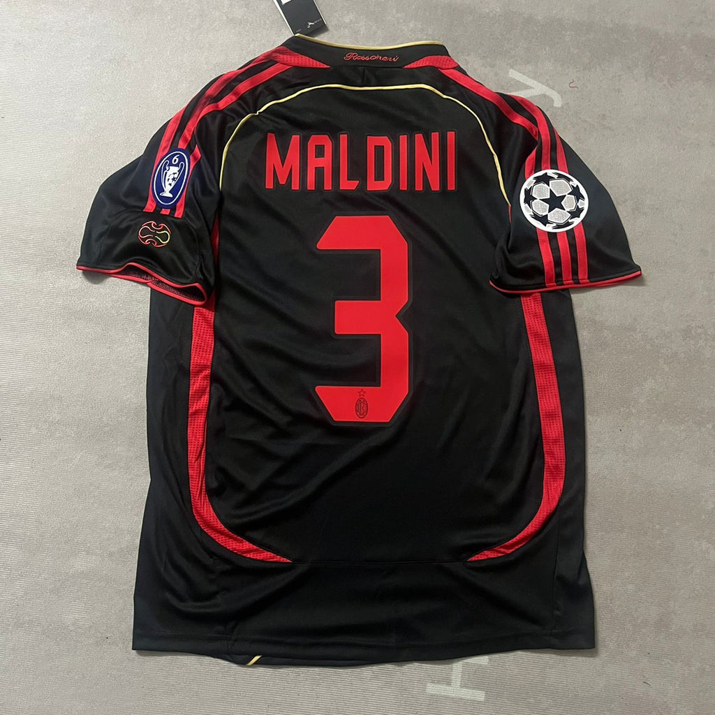 Paolo Maldini 3 – AC Milan 2006–2007 Retro Kit Jersey – | Trikot | Maillot | Maglia
