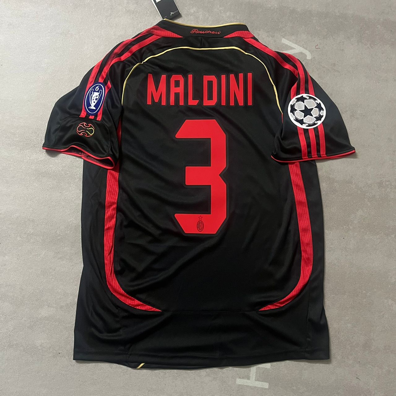 Paolo Maldini 3 – AC Milan 2006–2007 Retro Kit Jersey – | Trikot | Maillot | Maglia