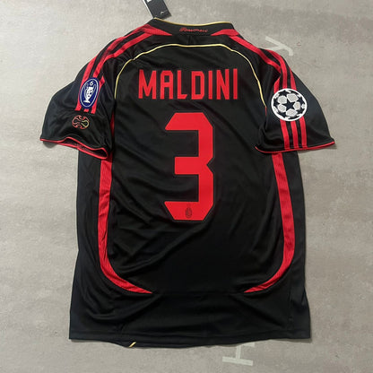 Paolo Maldini 3 – AC Milan 2006–2007 Retro Kit Jersey – | Trikot | Maillot | Maglia