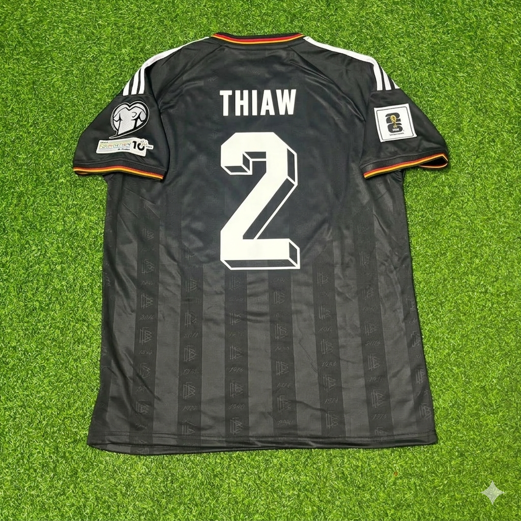 Malick Thiaw 2# Germany 2026 World Cup Black Style Football Jersey Trikot