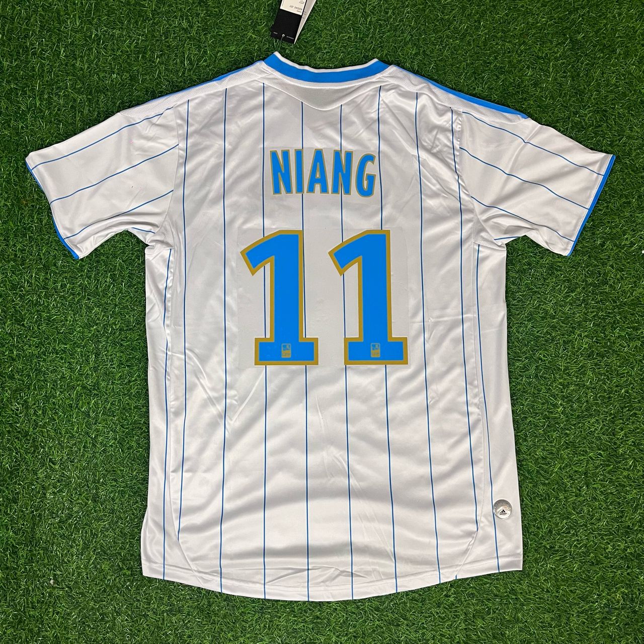 Mamadou Niang 11 – Olympique Marseille 2009/2010 Heim Retro Trikot Shirt