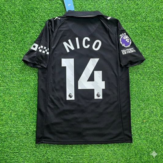 Nico González Manchester City Black New Season 2026 Jersey Maillot