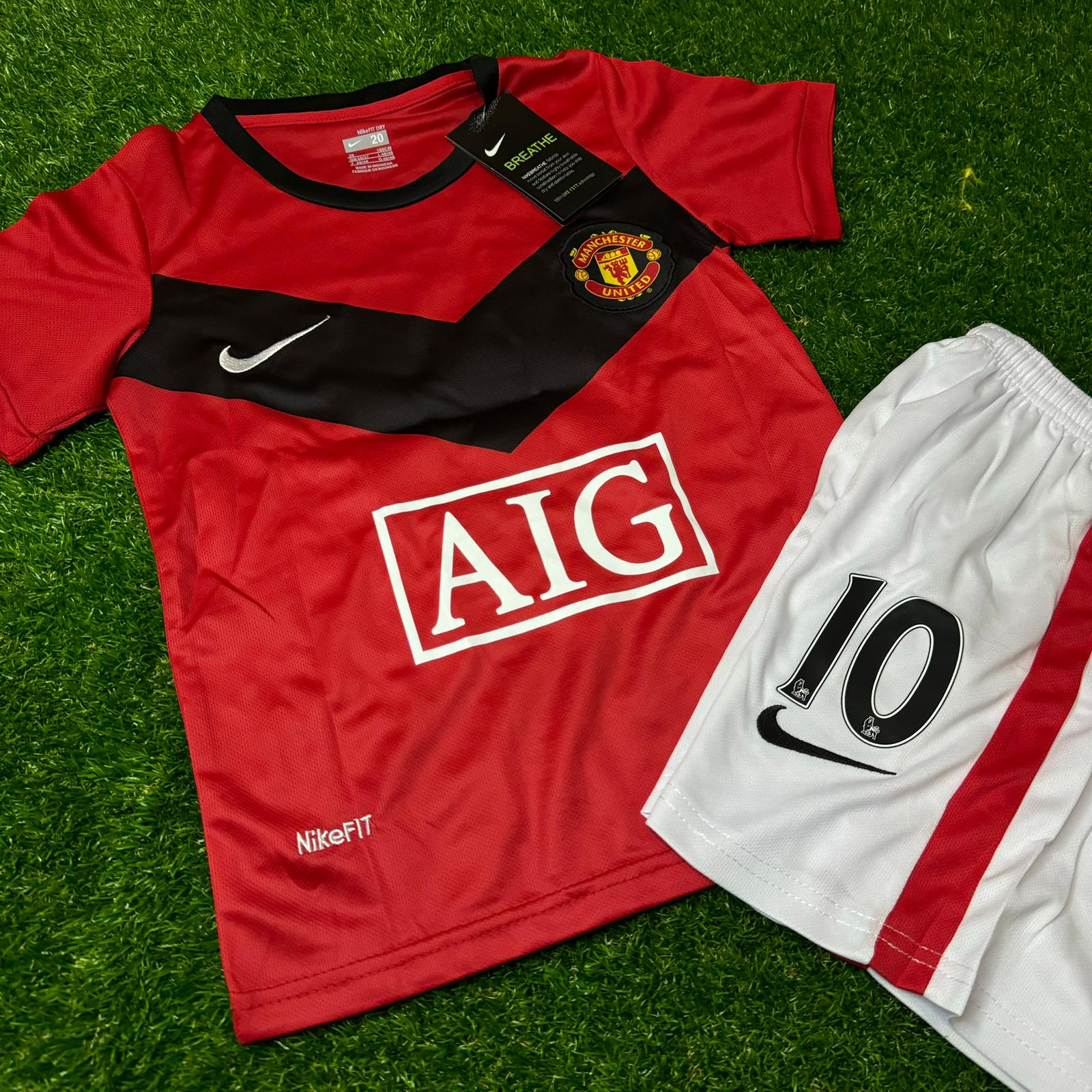 Wayne Rooney Manchester United 2009/10 Kit Domicile Enfant – Maillot pour Enfants – | KinderTrikot | Maillot Enfant de Foot