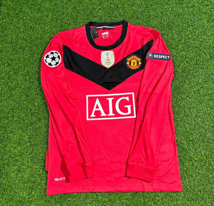 Manchester United Retro Long Sleeve Football Jersey