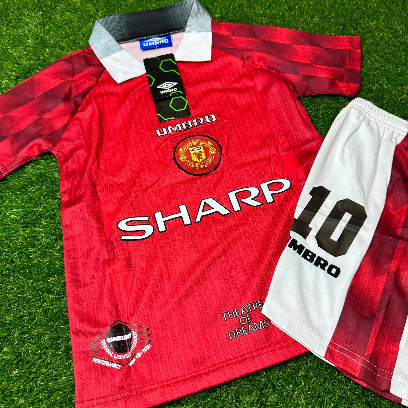 David Beckham Manchester United 1996/97 Kit Domicile Enfant – Maillot pour Enfants – | KinderTrikot | Maillot Enfant Soccer Shirt