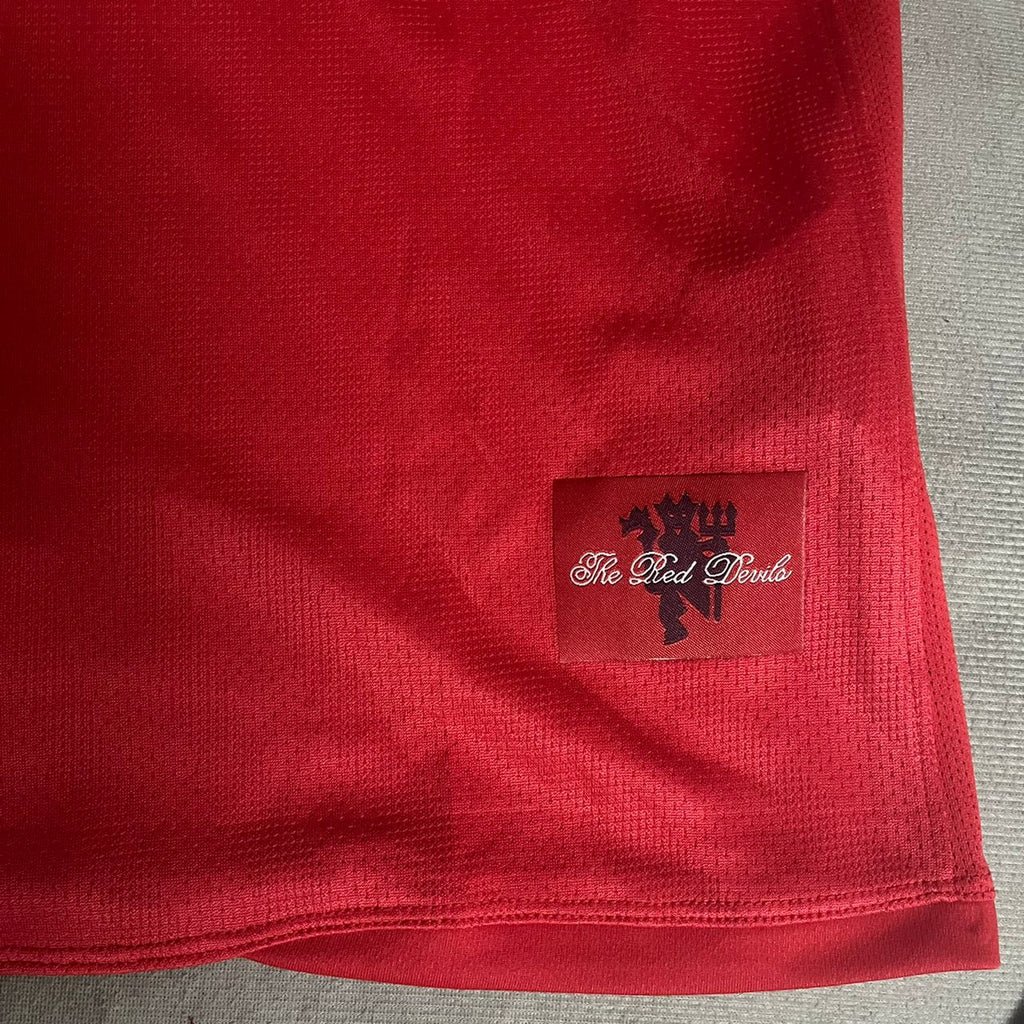 Cristiano Ronaldo CR7 Manchester United Champions League Finale Moskau 2008 Retro Rotes Fußballtrikot
