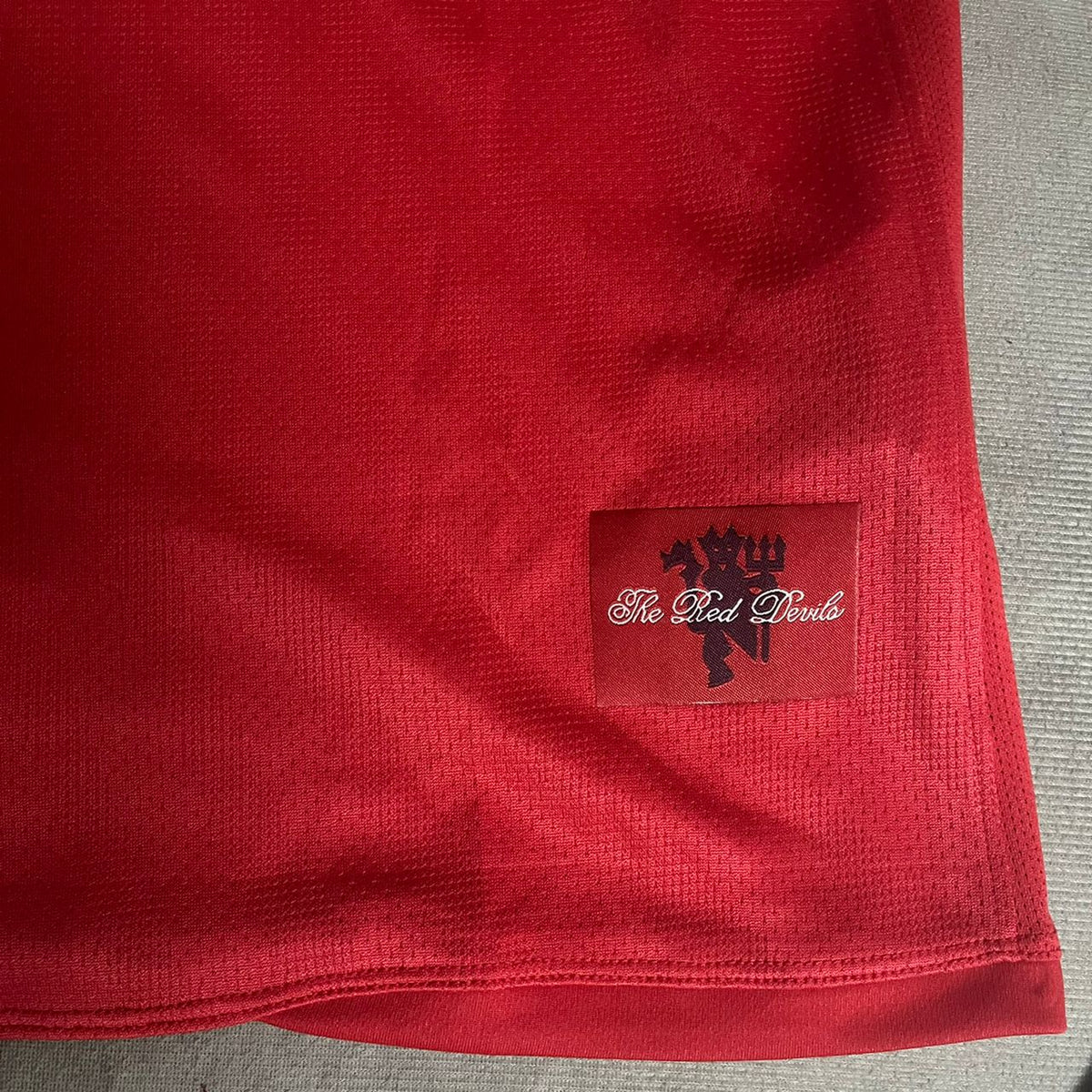 John O'Shea Manchester United Champions League Finale Moskau 2008 Retro Rotes Fußballtrikot